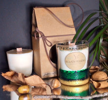 Charger l'image dans la galerie, Bougie décorative - green and gold