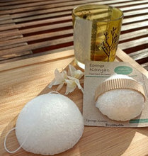 Charger l'image dans la galerie, Eponge Konjac nature ultra douce 100% biodégradable