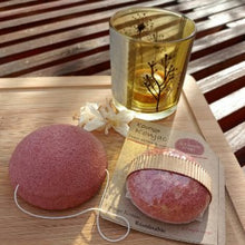 Charger l'image dans la galerie, Eponge Konjac à l'argile rouge 100% biodégradable